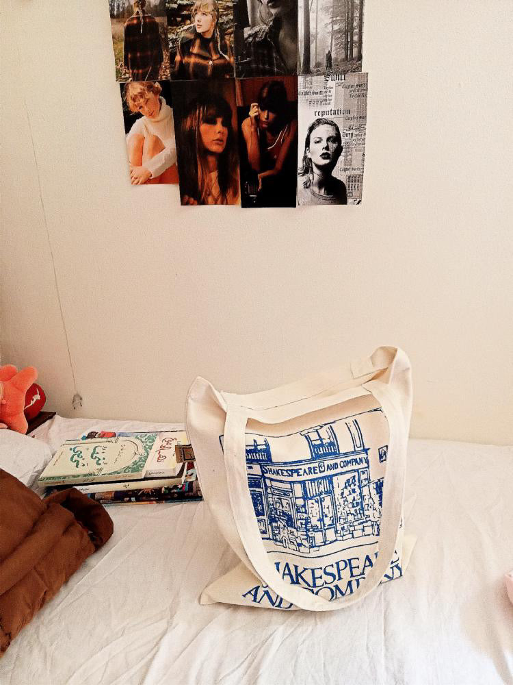 Shakespeare and company - medium tote bag