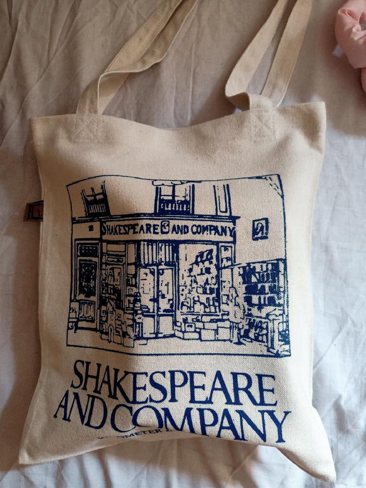Shakespeare and company - medium tote bag