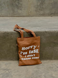 sorry - medium tote bag
