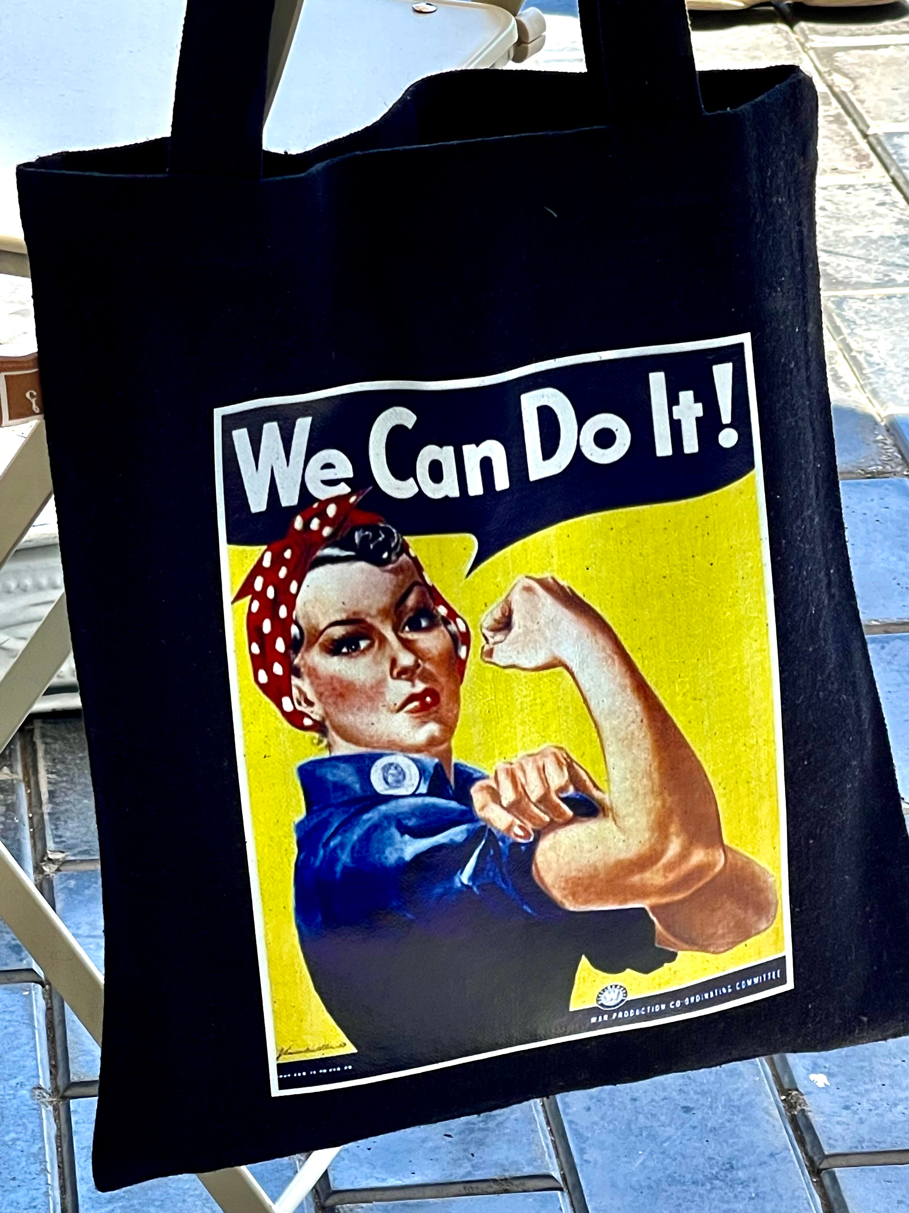 We can do it- medium tote bag