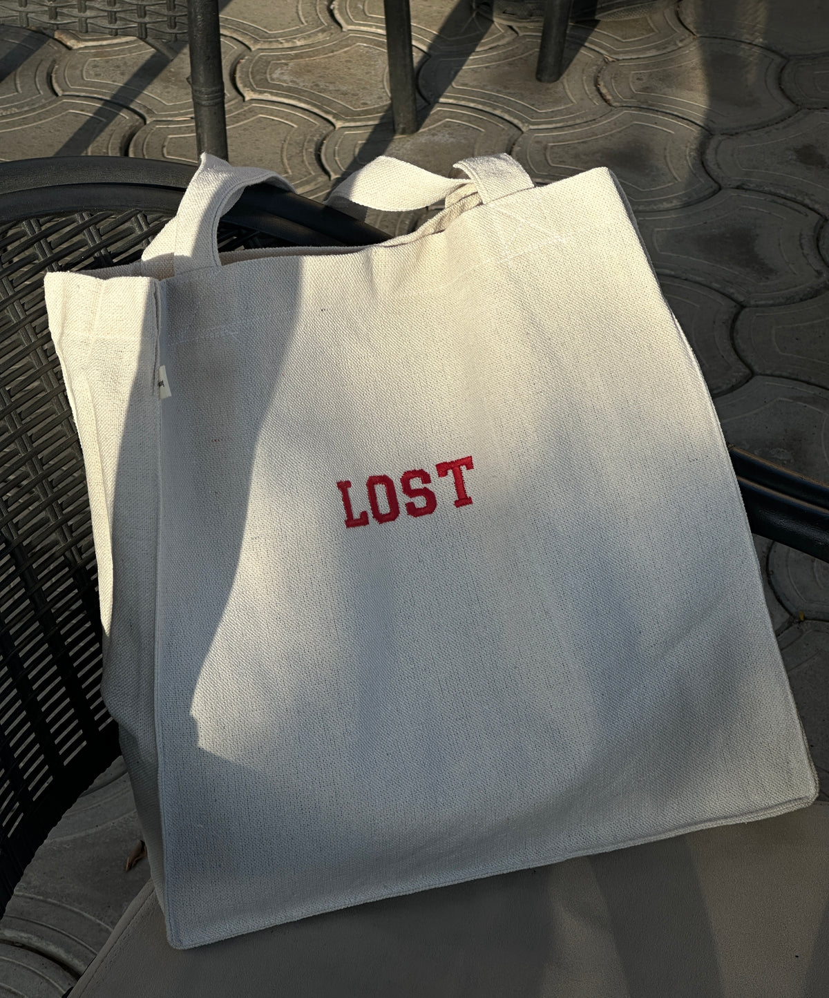Lost - large tote bag
