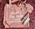 Sorry not sorry - Large Tote bag