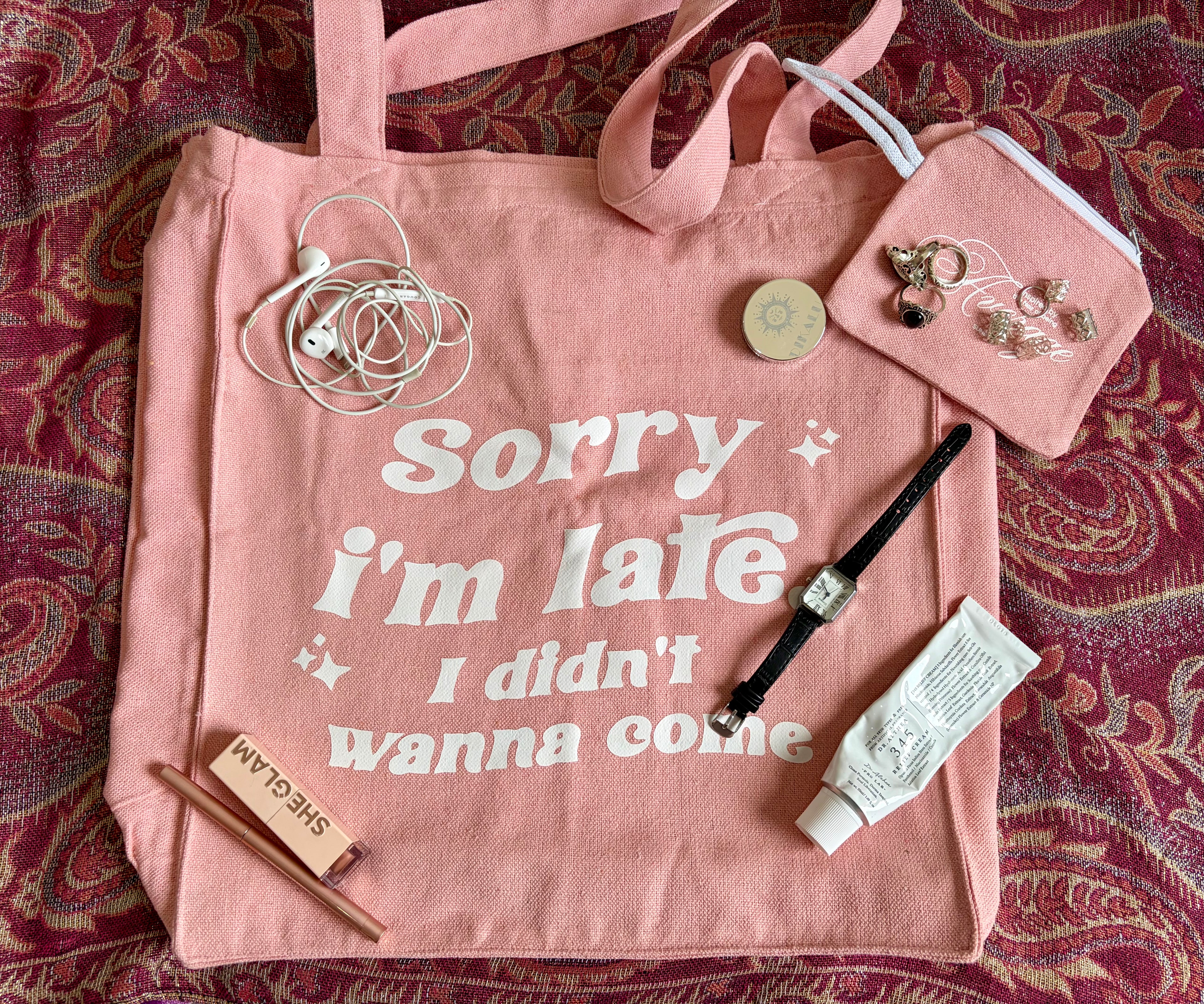 Sorry not sorry - Large Tote bag