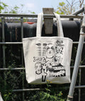 Cry - large off white tote bag
