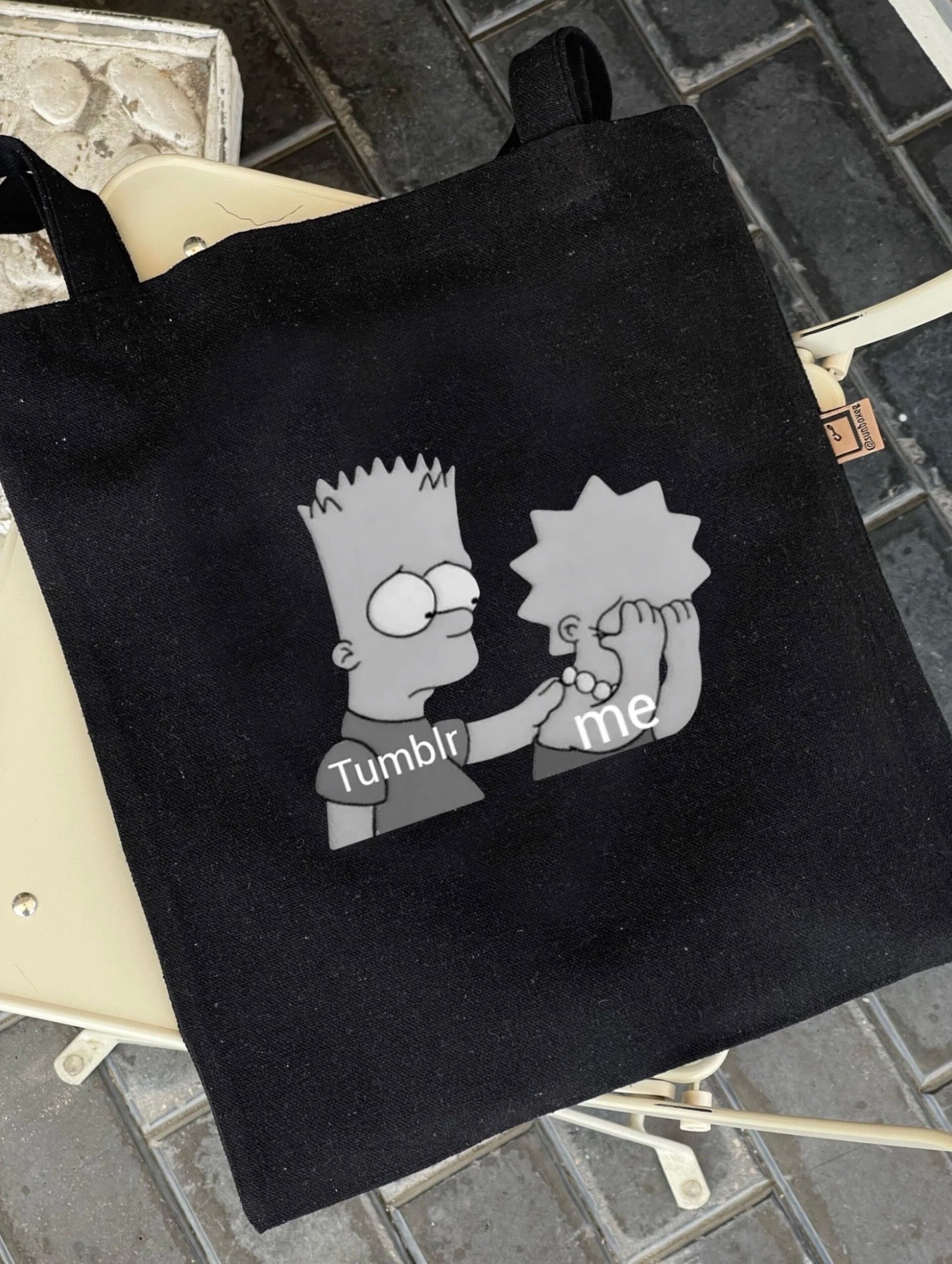 tumblr- medium tote bag