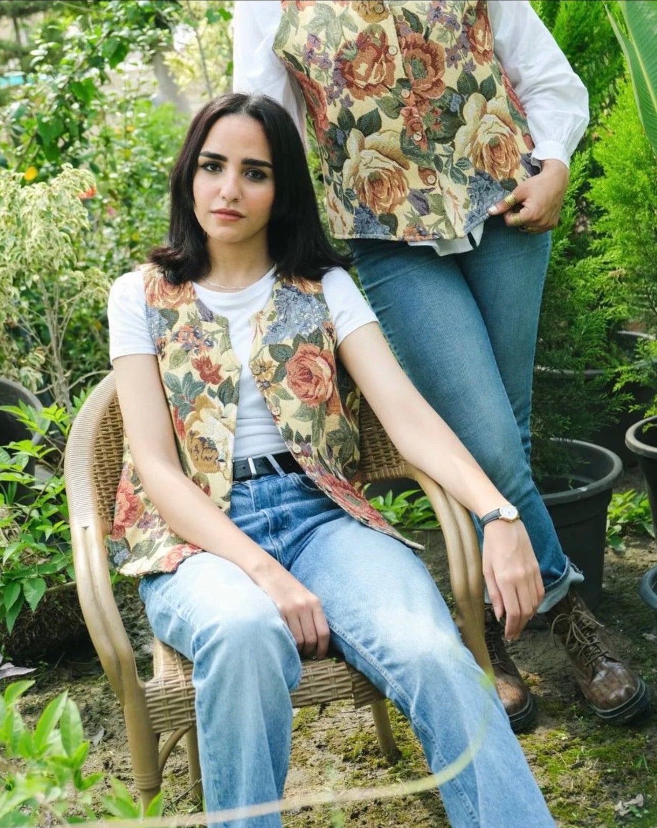 Floral Vest