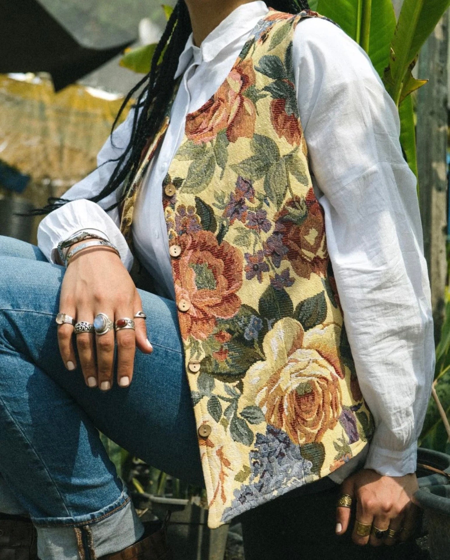 Floral Vest