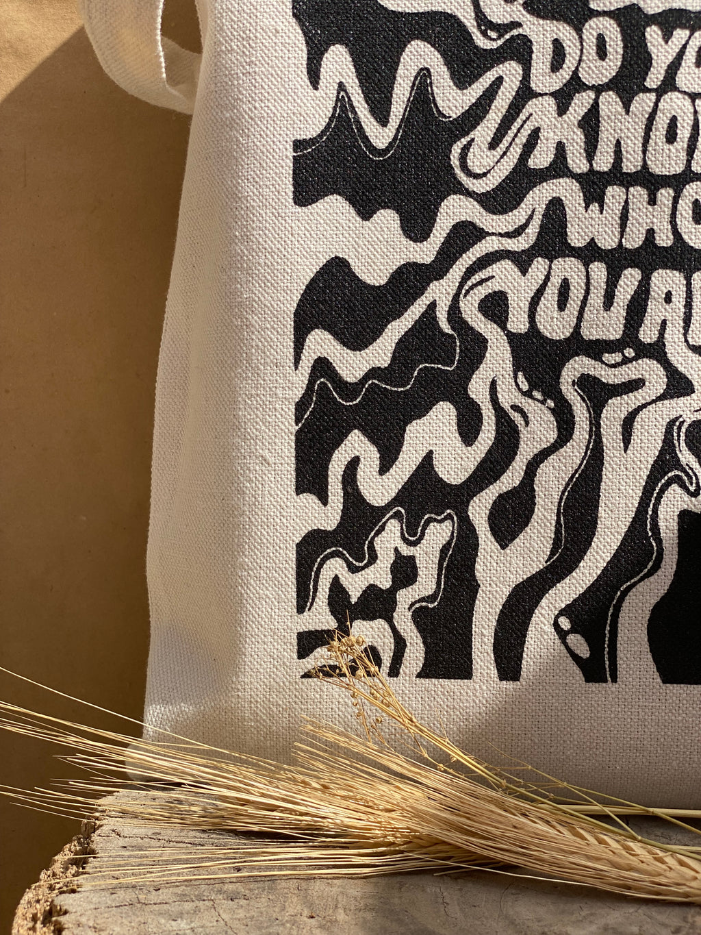 do you know who you are- harry styles tote bag
