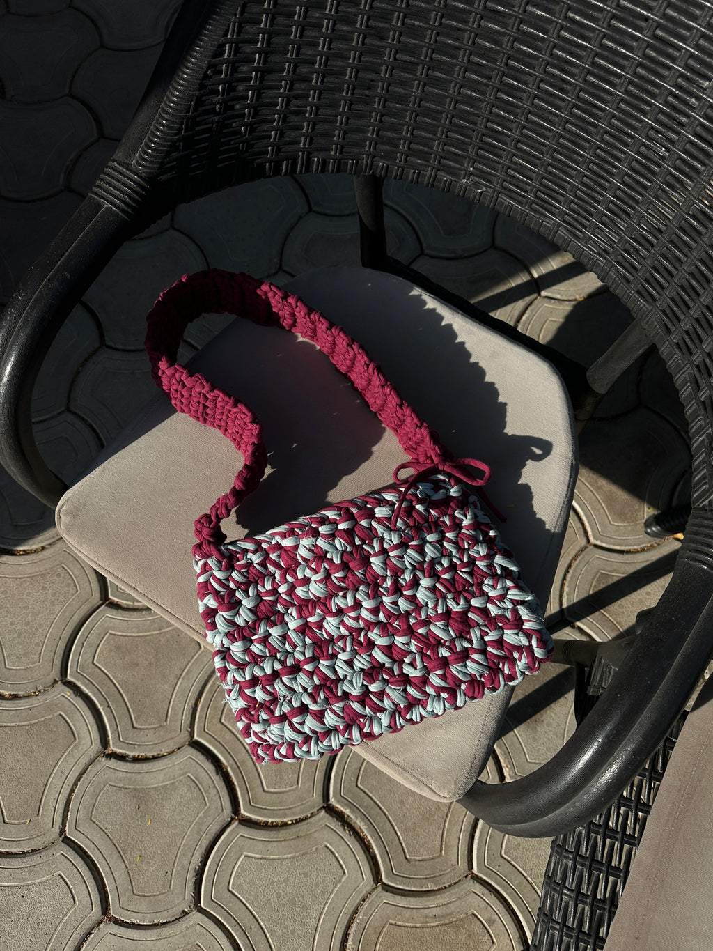 lady- crochet bag