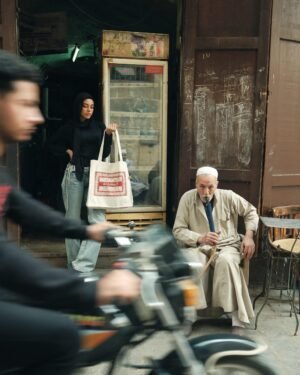 Agape - large off white tote bag