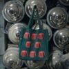 vermilion fez - large oil green tote bag - Image 2