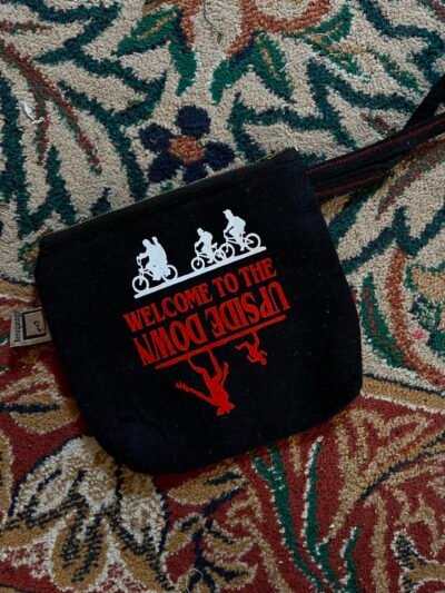 stranger things- black pouch