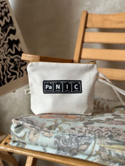 panic- off white pouch