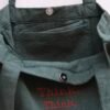 think- olive green large tote bag - Image 2
