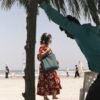 think- olive green large tote bag - Image 3