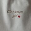 Cinnamon girl- large off white tote bag - Image 3