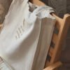 Sun bag- large embroidery off white tote bag
