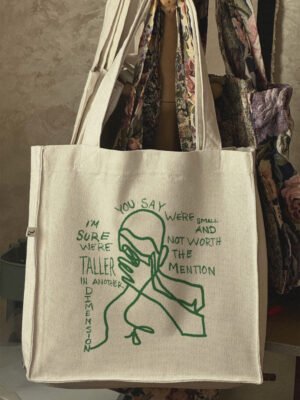 725FA0FD-E5D3-4244-BA18-616BBA63BE22 frank ocean • blond - large off white tote bag