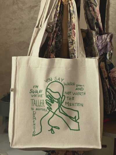 frank ocean • blond - large off white tote bag