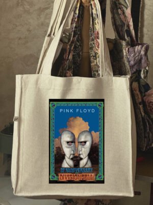pink floyd - large off white tote bag