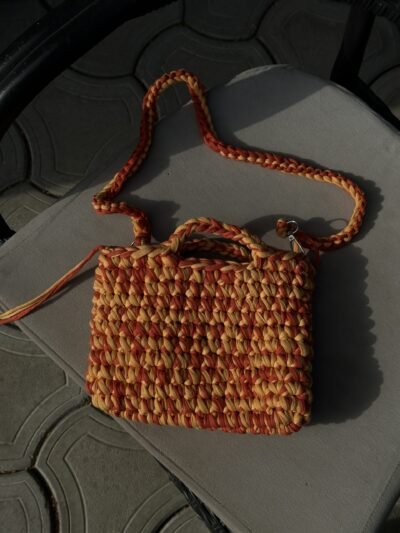sun - crochet bag