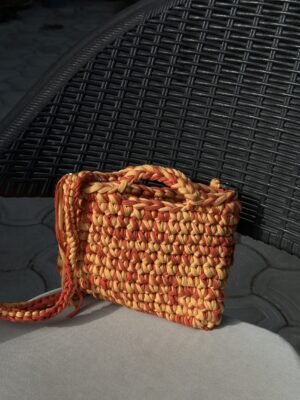 sun - crochet bag