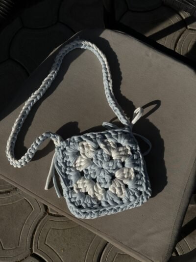 ice - crochet cross bag