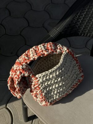 Strawberry milk - crochet bag