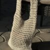 beach - off white crochet bag