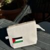 palestine flag - off white pouch