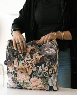 roses large tote bag