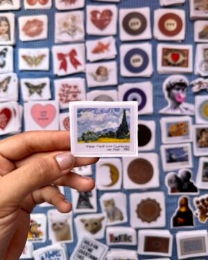 wheat field with cypresses