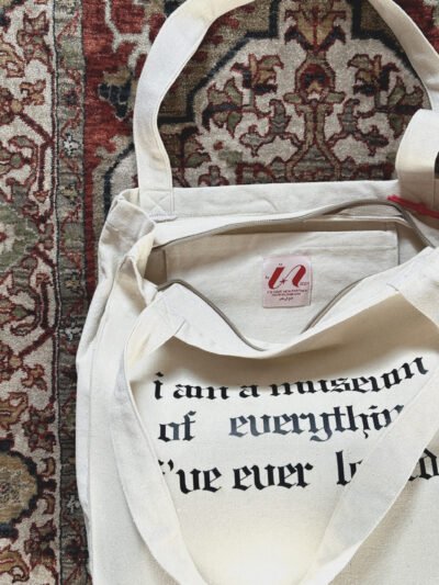Museum - Large Off White Tote Bag