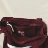 حب | Love - large Burgundy tote bag