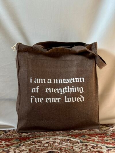 Museum - Large Brown Tote bag