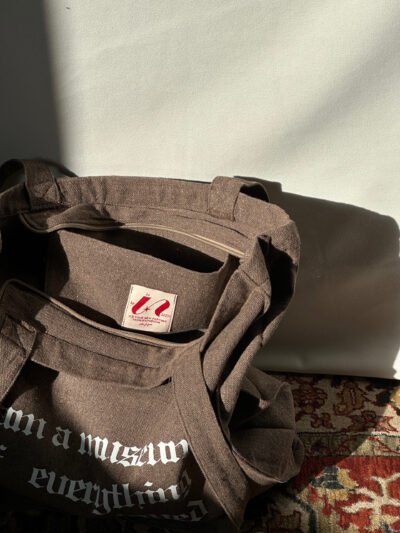 Museum - Large Brown Tote bag