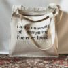 Museum - Large Off White Tote Bag