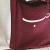حب | Love - large Burgundy tote bag