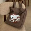 overthining - Large Brown Tote bag