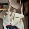 overthining - Large off white Tote bag