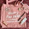 FullSizeRender sorry - dusty pink large tote bag