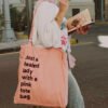IMG_3976 Healed-ish ✨ - Large Pink Tote bag